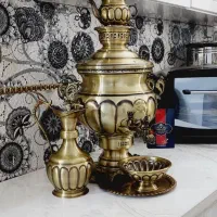 سماور گازی/سماور۱۵لیتری/سماورتمام برنجی اوژن مشهد|سماور، چای‌ساز، قهوه‌ساز|مشهد, همت آباد|دیوار