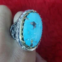 انگشتر نقره کلکسیونی فیروزه نیشابور|جواهرات|اهواز, حصیرآباد|دیوار