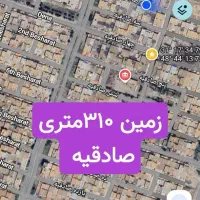 فروش-زمین-310متری-سنددار-دونبش-صادقیه