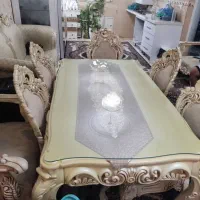 میز نهار خوری ۶ نفره پلیمری