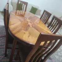 میزناهارخوری۶نفره سالم وتمیز