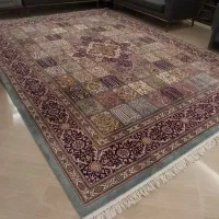 فرش ماشینی زمرد مشهد ۷۰۰ شانه ۱۲ متری طرح خشتی|فرش|مشهد, سجاد شهر|دیوار