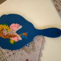آینه بزرگ دستی کار دست