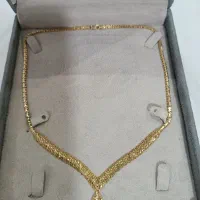 گردنبند طلا 18عیار مدل جناقی