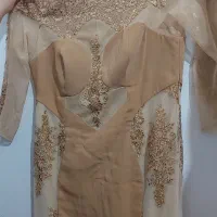 لباس مجلسی فاخر یقه قایقی سایز۴۶