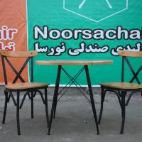 میز و صندلی با میز ایفلی گرد table norsachair