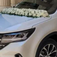 گل ارایی ماشین عروس از ۷۰۰و ست های بله برون|خدمات پذیرایی، مراسم|کرج, شاهین‌ویلا|دیوار