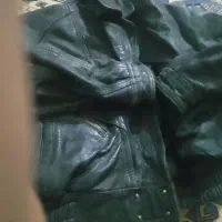 کاپشن چرم اصلی کمری سایزL|لباس|بیجار, |دیوار