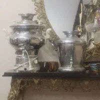 یک عددسماور برقی برنز ویک عددسماورروی کازی‌برنز