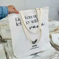 کتاب مجله شاپینگ بگ ساک پارچه ای مخصوص کتاب توتبگ