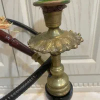 قلیان برنجی و چوب سرخ اعلا|کلکسیون و سرگرمی|مشهد, نیروی هوایی|دیوار