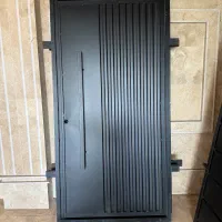 درب حیاط و اهنی سنگین سبک