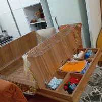میز نهار خوری ۸نفره کاملا سالم و کاربردی|میز و صندلی غذاخوری|مشهد, شیرودی|دیوار