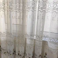 پرده توری کاملا سالم هستش|پرده، رانر، رومیزی|خوی, |دیوار