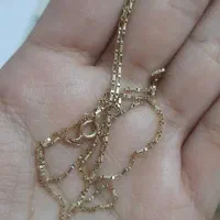 دو عدد زنجیر طلا بدون فاکتور