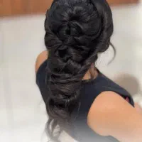 مدل شینیون مو میکاپ و کراتین|خدمات آرایشگری و زیبایی|رشت, لاکانی|دیوار