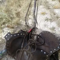 زین و دهنه برنو چرم گاومیش