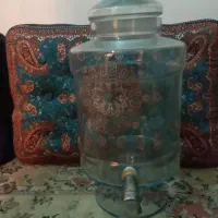 کلمن شیشه ای آب و شربت