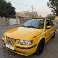 سمند تاکسی EF7 + خط|خودرو سواری و وانت|قزوین, |دیوار