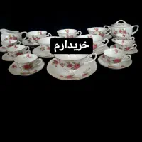 چینی گل سرخی میخک گندم لیلی مجنون|ظروف سرو و پذیرایی|کاشان, شهرک امیرالمومنین|دیوار