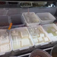 یخچال الکتر استیل شیشه خم مخصوص پنیر