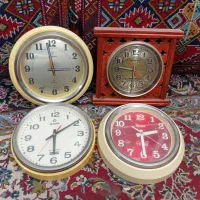 حراج ۴ عدد ساعت دیواری ژاپنی قدیمی عتیقه سالم|حراج|اصفهان, شیخ اشراق|دیوار