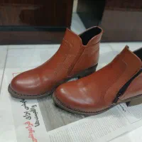 نیم بوت .چرم اصل. زنانه . نو