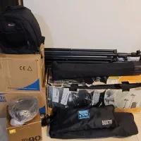 دوربین نیکون (بادی)d90و تجهیزات نورپردازی