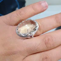 انگشتر در نجف اصل با رکاب نقره