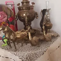 سماور کامل دوتا اسب دوتاطاوس|کلکسیون اشیاء عتیقه|رباط‌کریم, مسکن مهر آبشناسان|دیوار