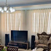 پرده پذیرایی بدون والان|پرده، رانر، رومیزی|اندیشه, شهرک المهدی|دیوار