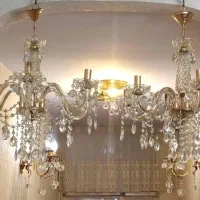 لوستر جفت و تک(تعمیر لوستر)|لوستر و چراغ آویز|تبریز, |دیوار