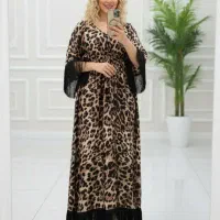 کفتان بیرونی طرح پلنگی بسیار شیک فقط 865ت