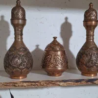 سینی وگلدان وتنگ مسی