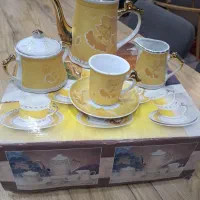 سرویس چایخوری ژاپنی و تعدادی ظروف نو