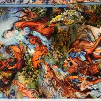 ضامن آهو|تابلو فرش|تهران, شهرک علم و فناوری|دیوار