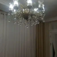 لوستر۸شاخه برنز|لوستر و چراغ آویز|بجنورد, |دیوار