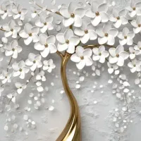 کاغذ دیواری و پوسترهای 3بعدی کف پوش پارکت