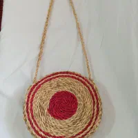 کیف حصیری و مکرومه