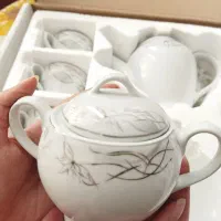 سرویس ۱۷ پارچه چینی اکبند|ظروف سرو و پذیرایی|عسلویه, |دیوار