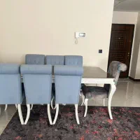 غذاخوری ۸نفره روکش پارچه|مبلمان خانگی و میز عسلی|هشتگرد, هشتگرد قدیم|دیوار