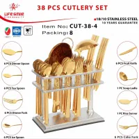 سرویس ۳۸ و۸۸ پارچه قاشق وچنگال لایف اسمایل