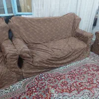 مبل ۷نفره سالم|مبلمان خانگی و میز عسلی|میبد, |دیوار