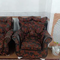 مبل 9 نفره تمیز|مبلمان خانگی و میز عسلی|خمینی‌شهر, |دیوار