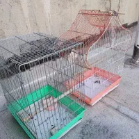 دو عدد قفس پرنده