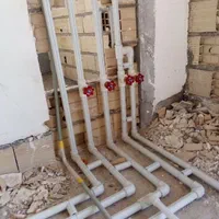 لوله کشی. تاسیسات .پکیج .نصب پمپ و شیرالات