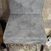 دوعدد صندلی اپن صندلی استیل و طوسی رنگ ارزان