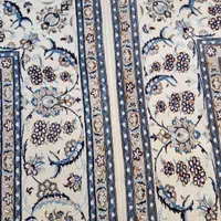 یک جفت فرش دستباف نائین ۵ × ۳.۵ سالم|فرش|اصفهان, شاهزید|دیوار