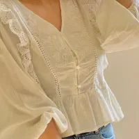 بلوز خامه دوزی