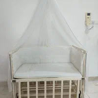 تخت نوزاد، کنار مادر، نَنو|تخت و صندلی بچه|رشت, دروازه لاکان|دیوار